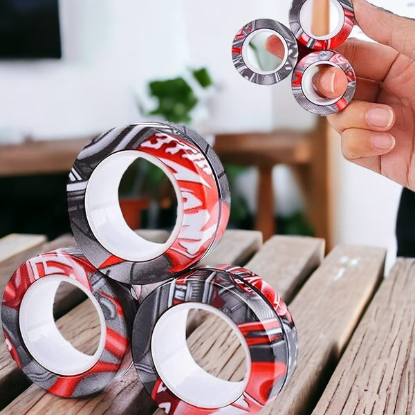 3Pcs Magnetic Rings Antistress