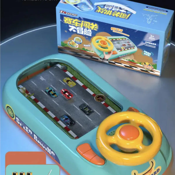 Children's Driving Simulation Toys Puzzle Electric Desktop Game Console