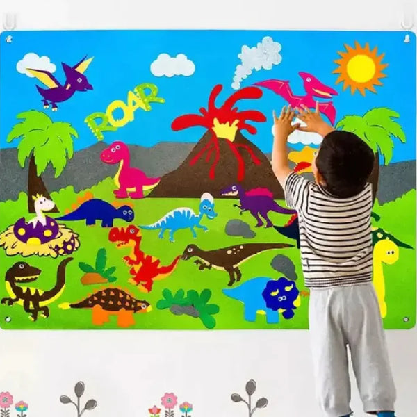 Kids' 3D DIY Felt Activity Set – Early Learning Game